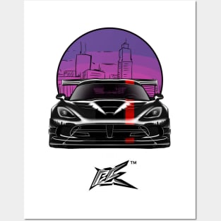 srt viper acr black Posters and Art